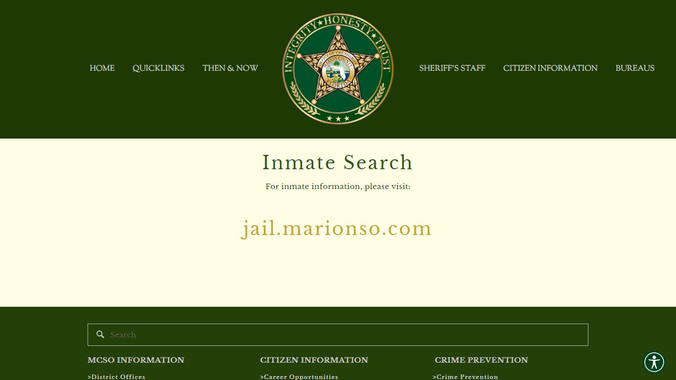 INMATE SEARCH - Marion County Sheriff's Office